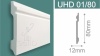 #Плинтус напольный 1 белый UHD01/80 2000*80 Solid