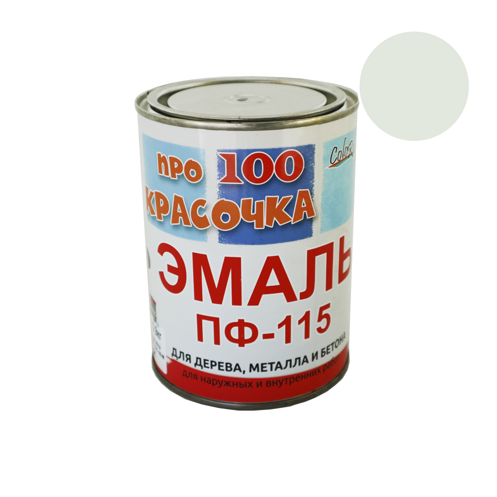 Эмаль ПФ-115 Красная (1,9кг) ТМ Про100Красочка (1/6шт)