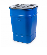 Бочка-бак 250л квадратная, с крышкой