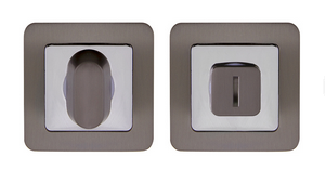 Ручка поворотная BK6.K.QR52 (BK6 QR) GR/CP-23 графит/хром 34707