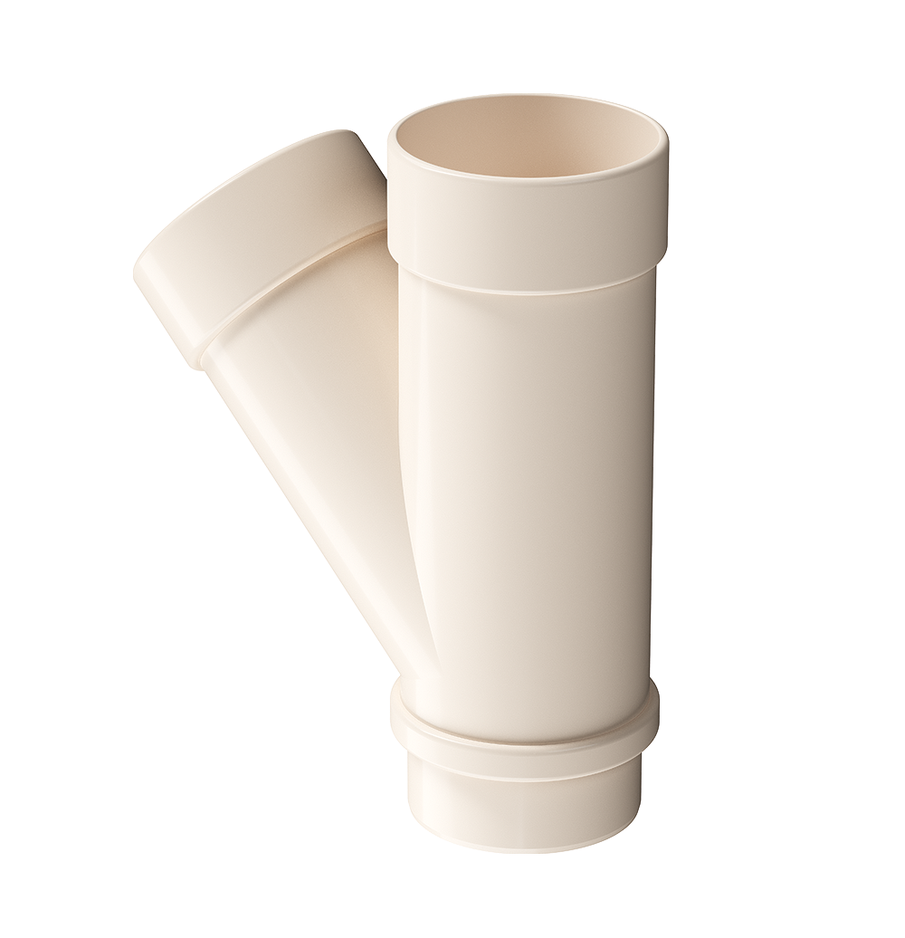 LUX/Тройник 45˚ водосточной трубы (1/6)