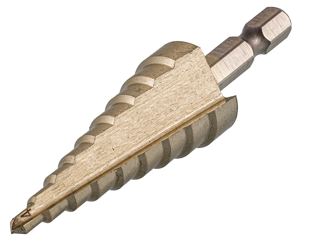 Сверло ступенчатое по металлу 4 - 12 mm (уп. = 1 шт.) TITAN HARD по металлу, L 68 mm (4, 6, 8, 10, 12 mm), Novocraft