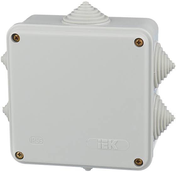 Коробка распаячная ОП 100х100х50 IP55 KM41234 IEK UKO11-100-100-050-K41-55