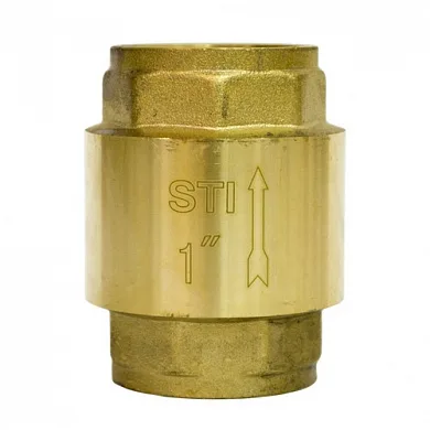 Клапан обратный 25 (1") (латунь) STI 