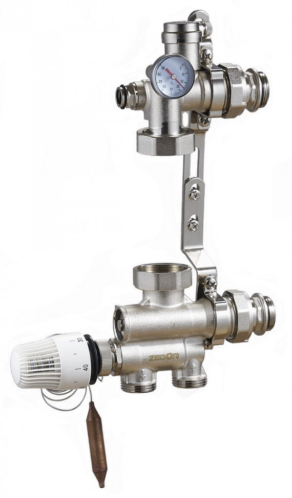 #Узел насосно-смесительный с ниж.подводом ZEGOR QS6402