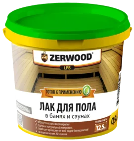 Лак для бань и саун акриловый (2,5кг) ТМ ZERWOOD LBS