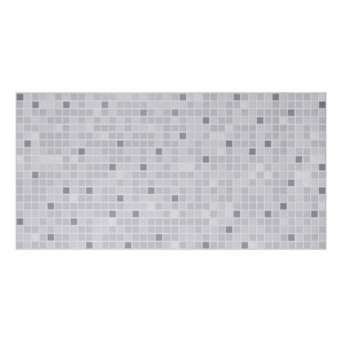 Декоративная панель Мозайка Микс серый 478*954