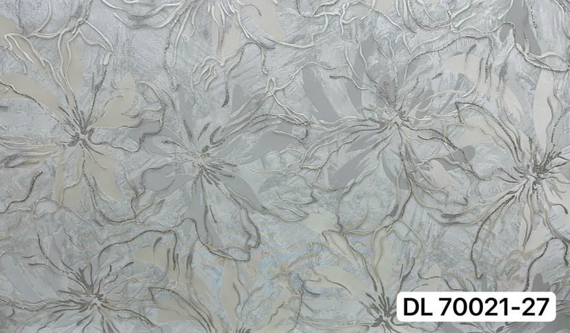 #Обои 1,06*10,05м компакт-винил/флиз FLOWERS цветы бежево-серые MaxDecor 70021-27
