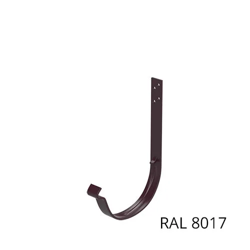 Кронштейн желоба 140мм 125*89мм Шоколад RAL 8017 Бауфорт (1/54)