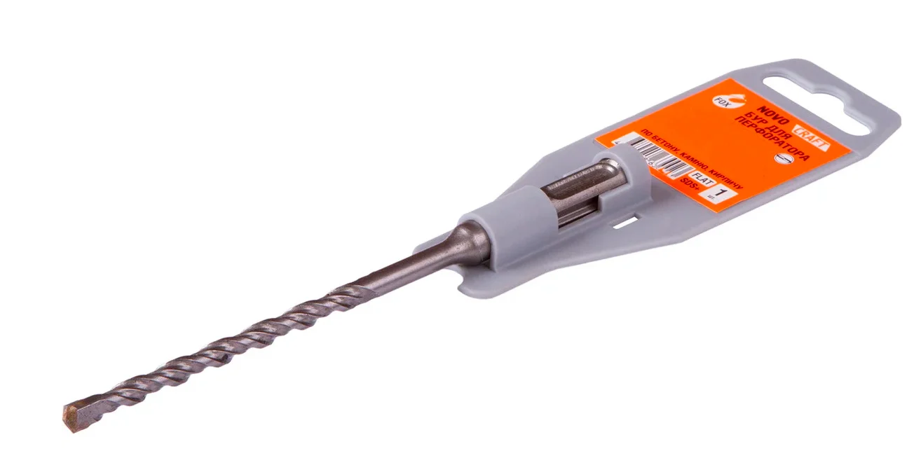 Бур по бетону sds plus Fox 16 x 260 мм, Novocraft
