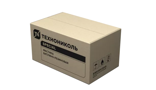 Мастика битумно-резиновая МБР-65, коробка 14 кг 