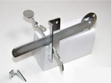 Защелка калитки ЗК-230-SL (цинк) НОЭЗ