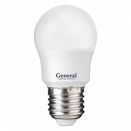 Лампа светодиодная General GLDEN-G45F шар матовый 10Вт E27 4500К, 840 lm(683700)