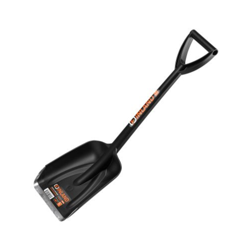 Лопата снеговая АВТОМОБИЛЬНАЯ пластм. "FINLAND" 210х270мм цельнопластмассовая, V-обр.ручка, нерж.планка