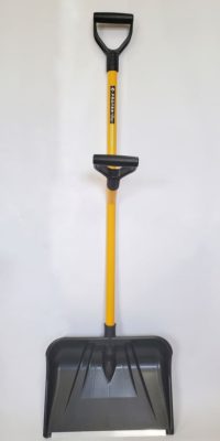 Лопата Protex "Снежная королева PRO"Две ручки, ковш чёрный 445х330, с алюминиевым черенком и V-образной ручкой. Длина 1390мм