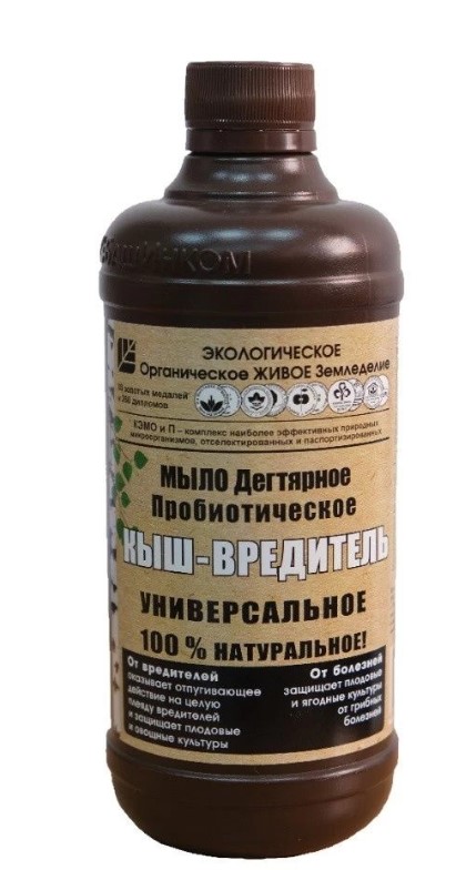 Мыло дегтярное Кыш-Вредитель 0,5л 1/14 (Б/И)
