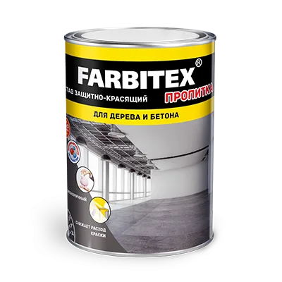 Состав защитно-красящий для бетона и бетонных полов (3.6 кг) FARBITEX