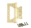 #Петля накладная матовое золото 100*75*2,5-В2-Steel-GM (2шт) 18543