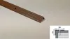 Профиль угловой Орех 1,35м Лука ПУ 01.1350.088 (Россия)