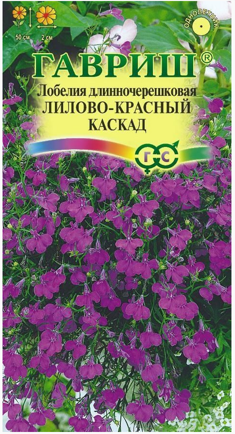 Лобелия Лилово-красный каскад ампельная (Гавриш)