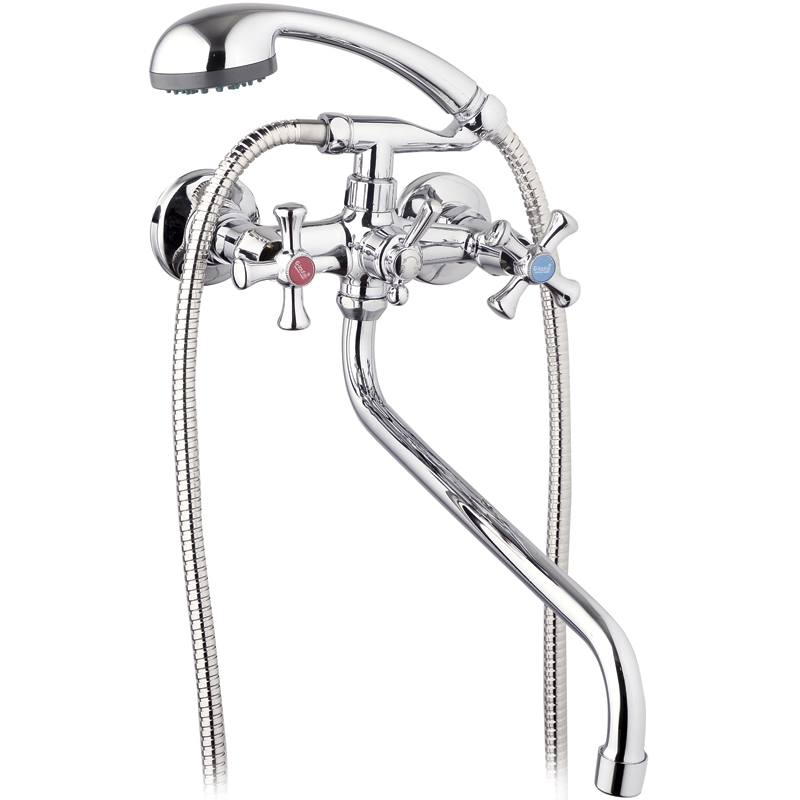 #Cмеситель для ванны с двумя рукоятками G.LAUF (QFR7-A827)