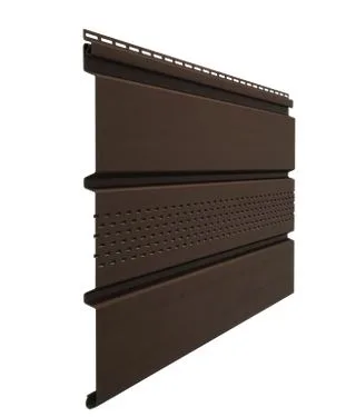Standard Соффит с центральной перфорацией Шоколад 3,00*0,305м Дёке (1/16)