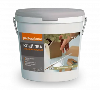 Клей ПВА универсальный (5,0кг) ТМ Professional PК501