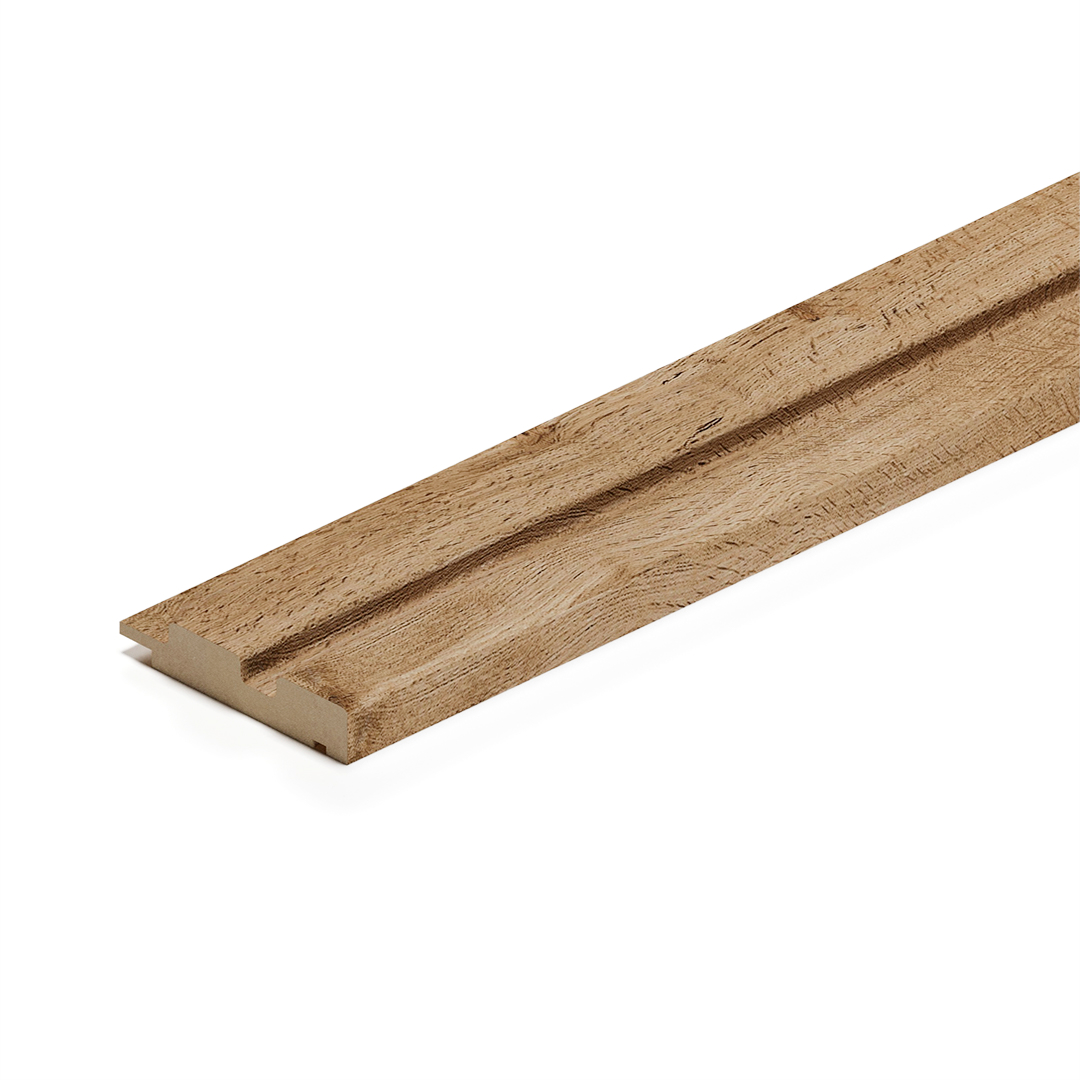 Профиль Финиш МДФ 2700*77*16 Beats (Битс) Базис Пекан ТМ STELLA (1/4шт)