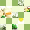 #Обои 0,53*10,05м моющиеся Липтон зеленый 4597/Фокс
