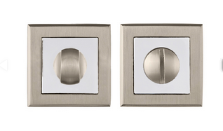 Ручка поворотная BK6.K.QL52 (BK6 QL) SN/CP-3 матовый никель/хром 33229