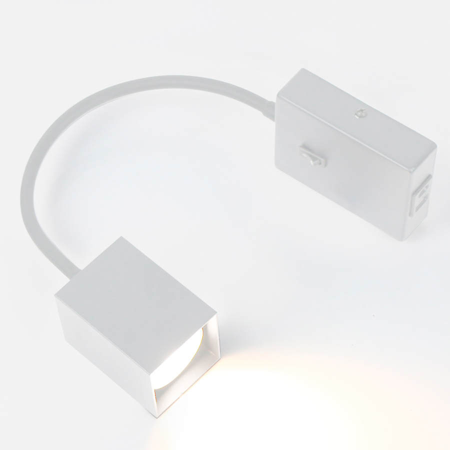 Бра на гибком основании 1хGU10 General GWL-M-IP20 Белый Библиотека