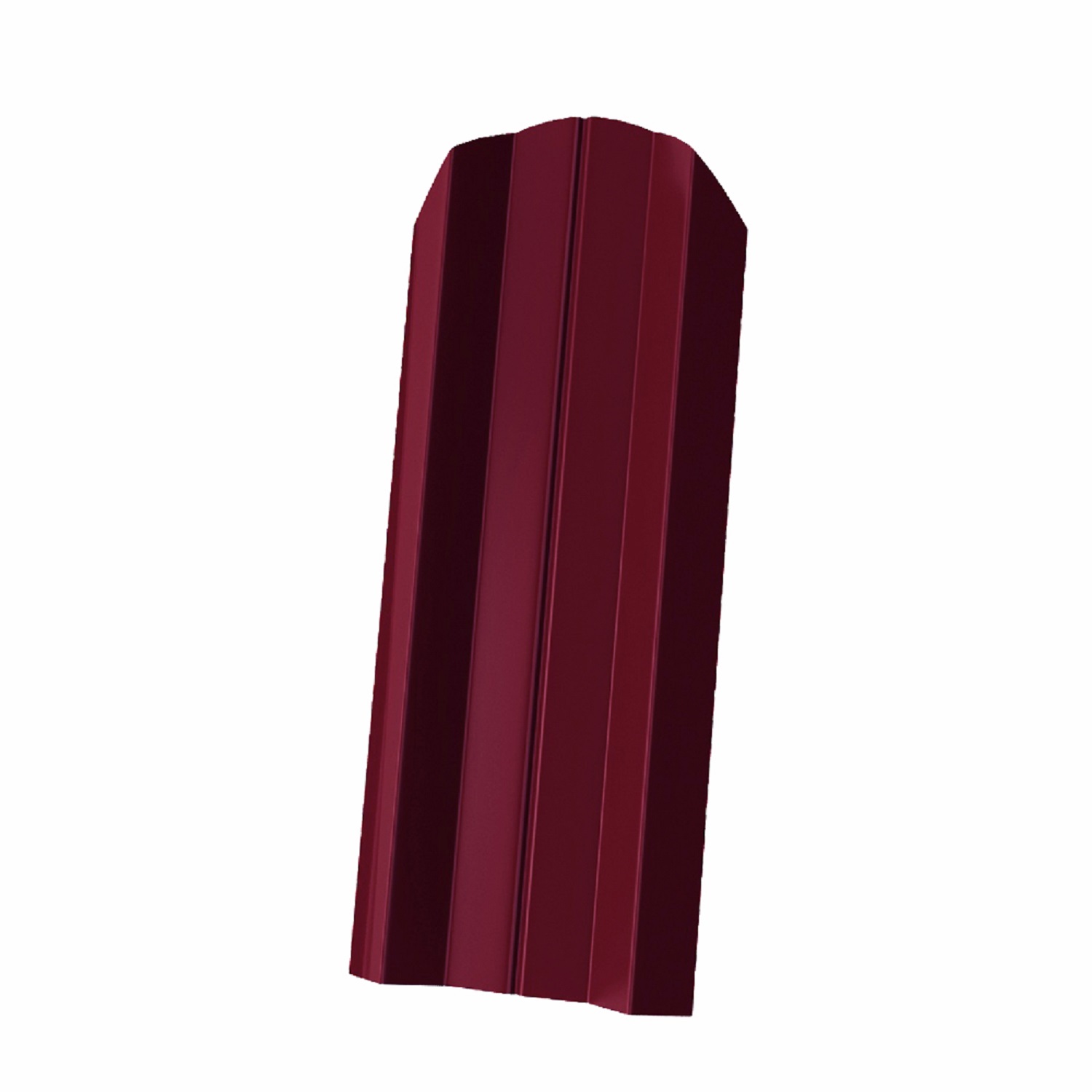 # Евроштакетник металлический П-образный 105мм (с завальцовкой) 1,20 RAL 3005 Красное вино