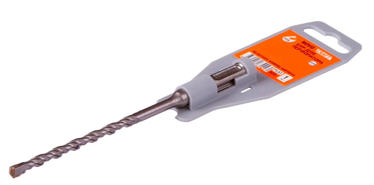 Бур по бетону, sds-plus 12 х 600, Novocraft