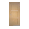 #Дверное полотно экошпон Лиственница крем 2/40 700 стекло SOLO