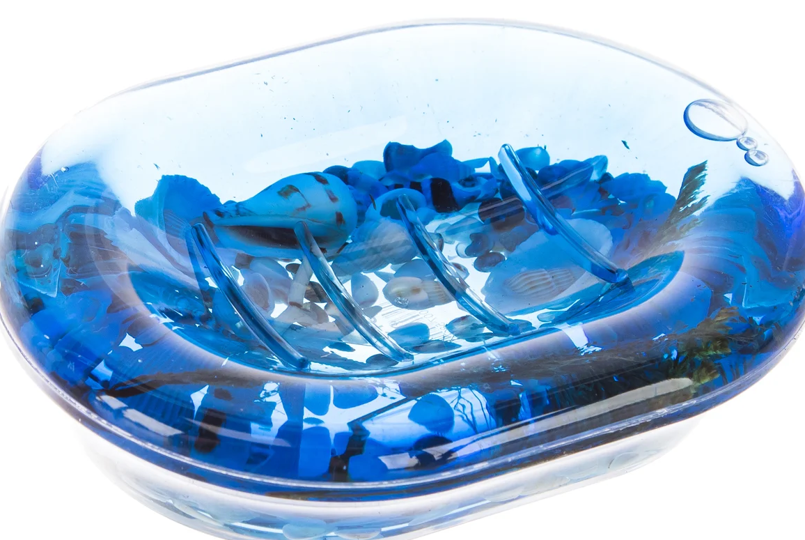 Мыльница малая A8759 В6 синий Dilphinium