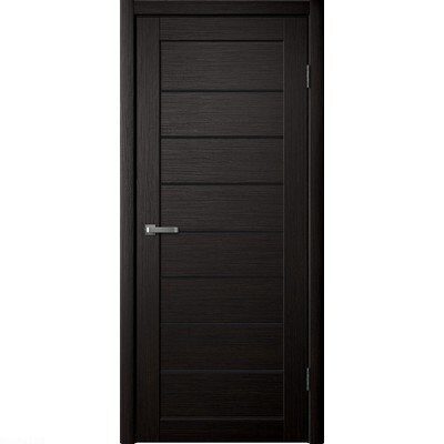 #Дверное полотно экошпон Орех темный 700 S18 стекло ТМ Сарко ОБРАЗЕЦ