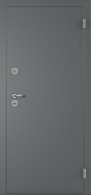 Дверное полотно стальное Норд Термо 2050*980 левое Антик серебро/антик серебро ТМ Промет