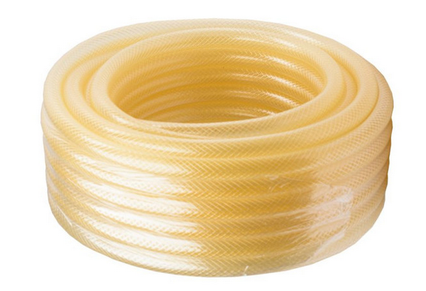 Шланг поливочный "Силикон" трёхслойный армированный 3/4", 25м (прозрачный) Вихрь