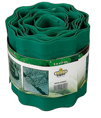 Лента бордюрная, зеленая, 10 см х 9 м, RACO