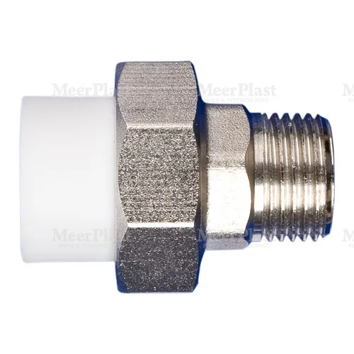 Муфта комб. разъемная ПП НР 25х1/2" MeerPlast (10/120)