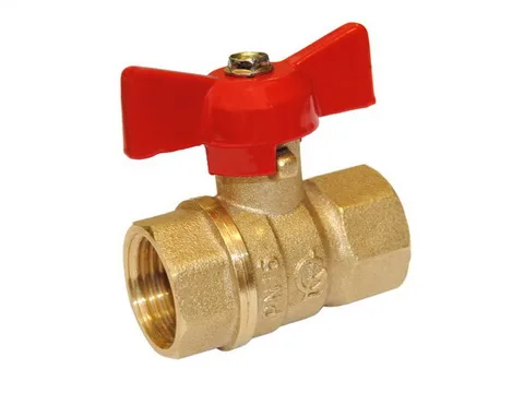 Кран шаровой бабочка 15 (1/2") ВР Галолл PN40