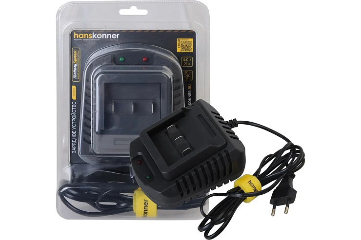 Зарядное устройство Hanskonner,18 В,1BatterySystem,4 А