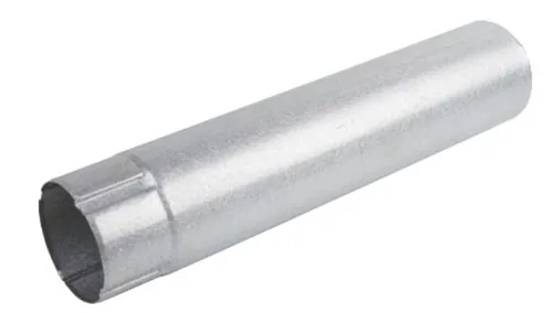 Труба круглая 125*90мм 3м цинк ТМ OSNO (72шт/уп)