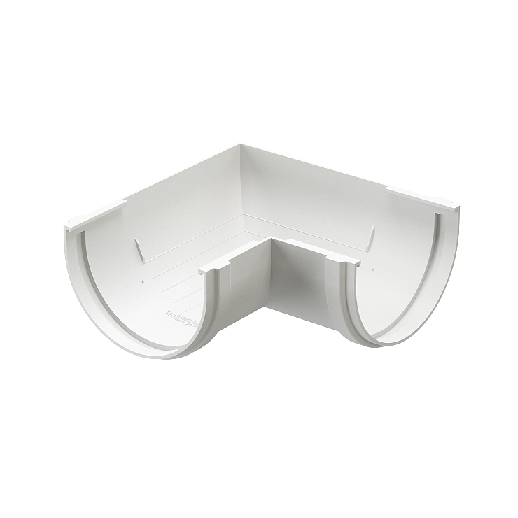 Docke STANDARD Угловой элемент 120 мм * 90°(Белый)