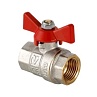 Кран шаровой бабочка 15 (1/2") ВР VT.217