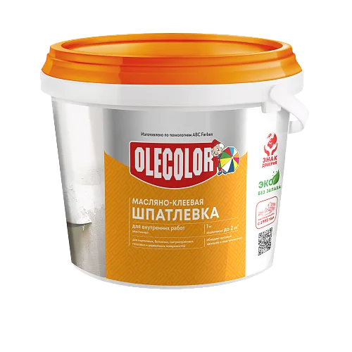 Шпатлевка масляно-клеевая для внутренних работ (0.9 кг) OLECOLOR