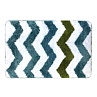 Коврик МК 45х75 см "Зигзаг" (голубой) Delphinium. 103360
