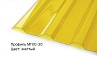 Профилированный ПК МП/С-20 1,3мм 1,15*3,00м Желтый Novattro (1/150л)