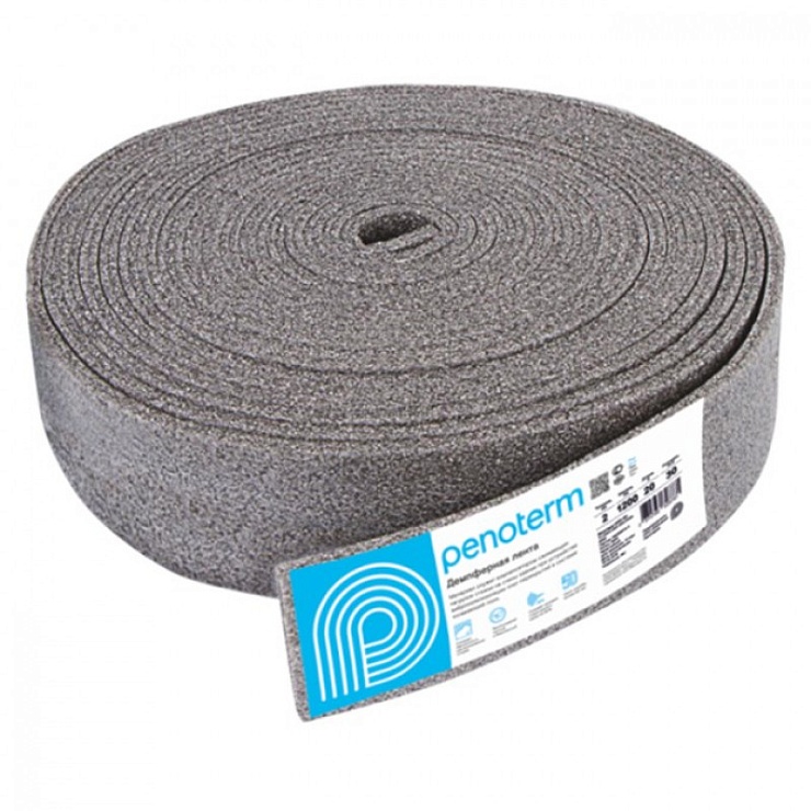 #Демпферная лента Пенотерм НПП ЛЭ(К) 8*100*15м серый