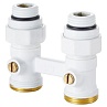Узел нижнего подключения прямой 1/2"х3/4"